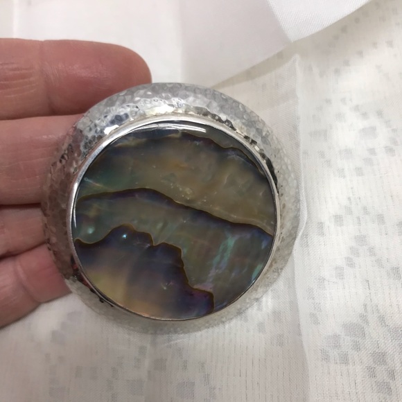 NEW Abalone Shell and Sterling Pendant Necklace Janice Girardi Design JGD - Picture 2 of 9